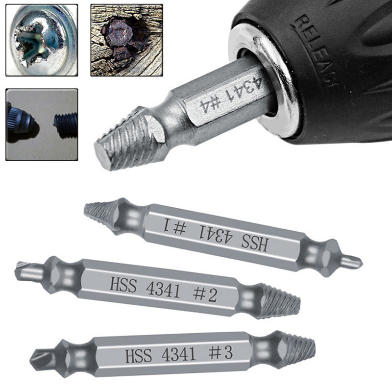 Damaged Screw Remover Drill Bits (6pcs)