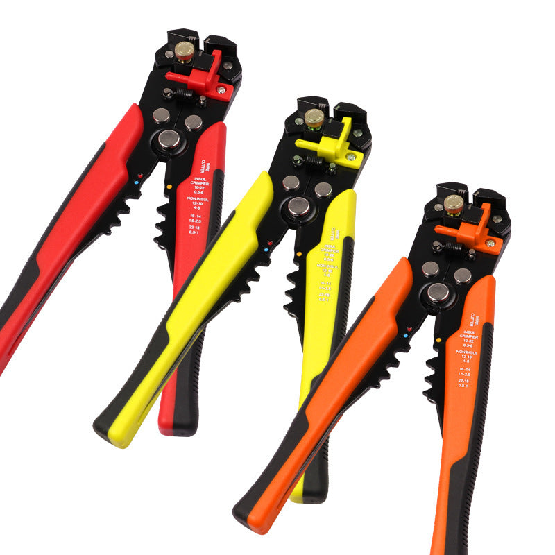 5-in-1 Self-Pinning Wire Stripper & Crimping Pliers