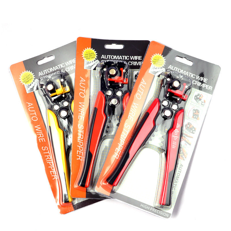 5-in-1 Self-Pinning Wire Stripper & Crimping Pliers