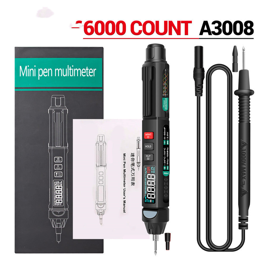 Pen Type Intelligent Digital Multimeter Multi Function Test Pen A3008