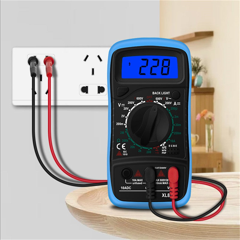 "Portable Digital Multimeter 600V Voltage Tester"