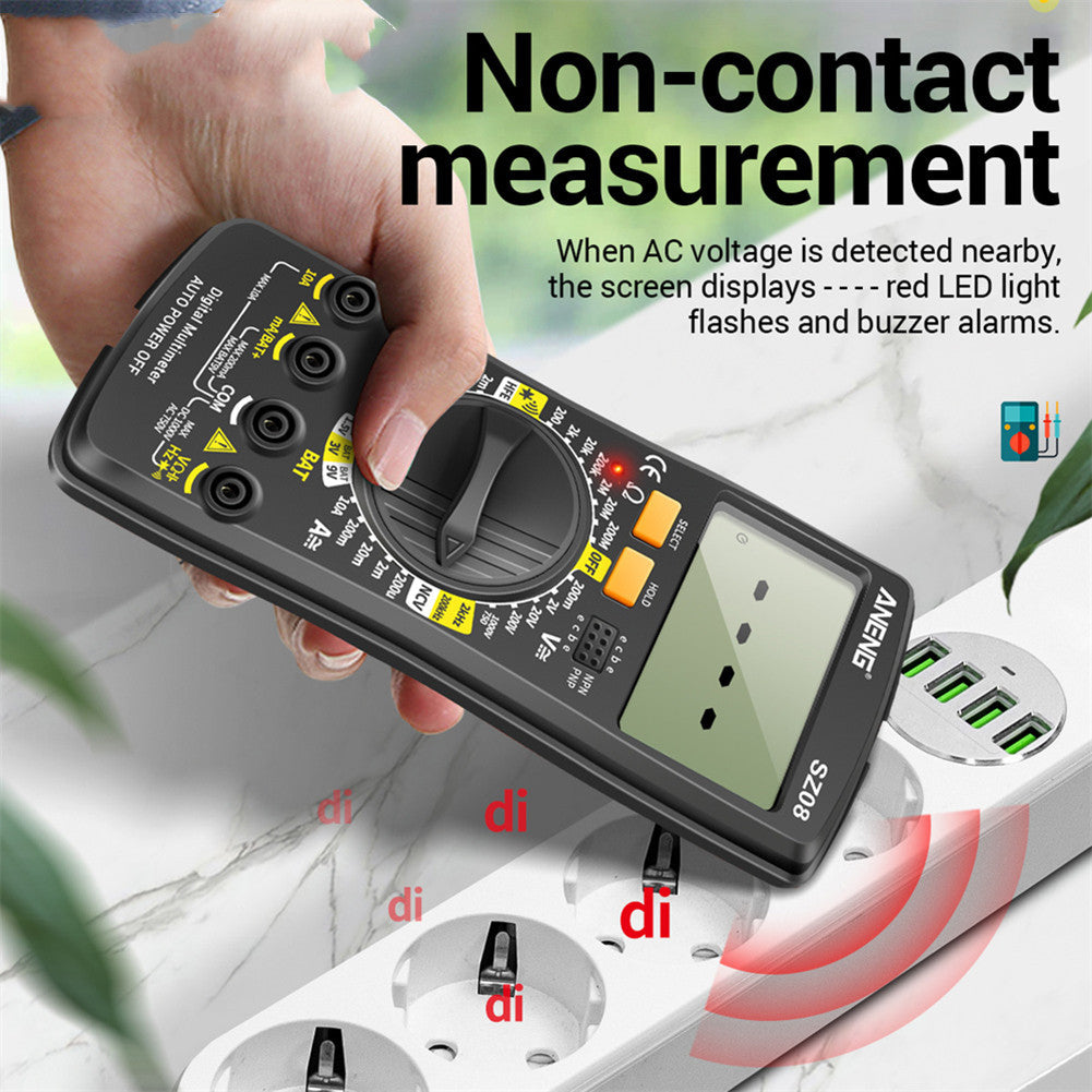 Ultra Thin Digital Multimeter Multifunctional Household Instrument