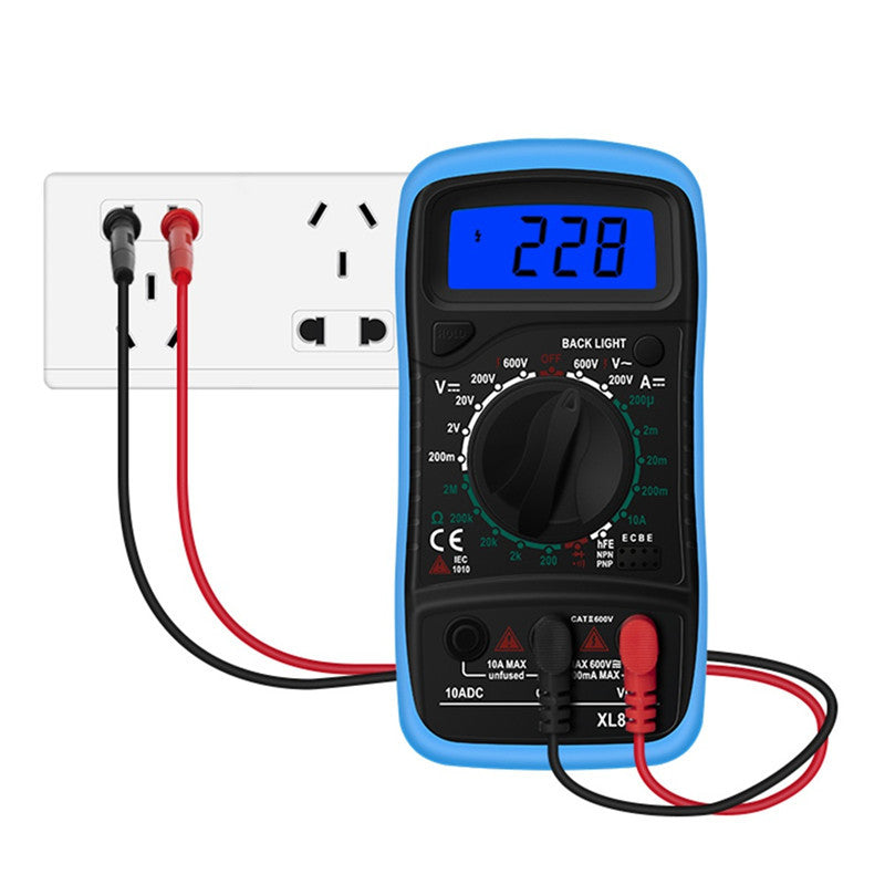 "Portable Digital Multimeter 600V Voltage Tester"