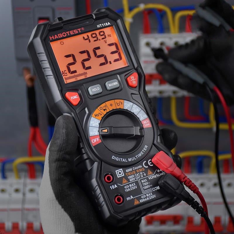 Intelligent Portable High Precision Digital Multimeter HT118D
