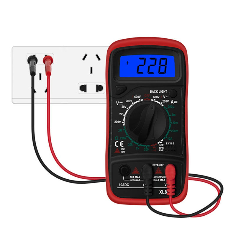 "Portable Digital Multimeter 600V Voltage Tester"