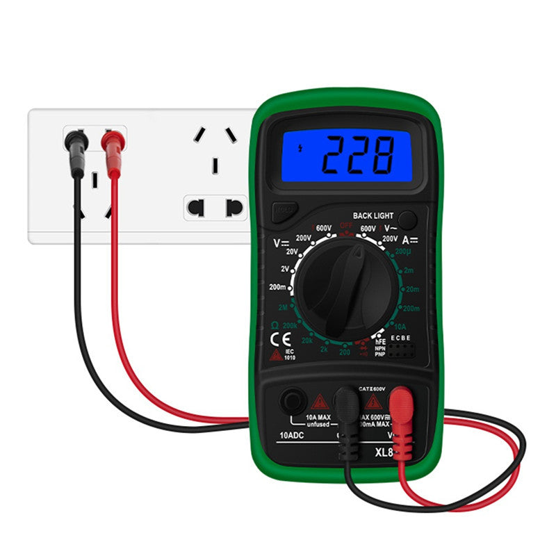 "Portable Digital Multimeter 600V Voltage Tester"