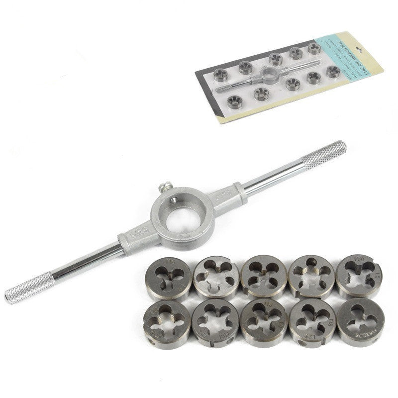 11-Piece Hand Tap & Die Wrench Set