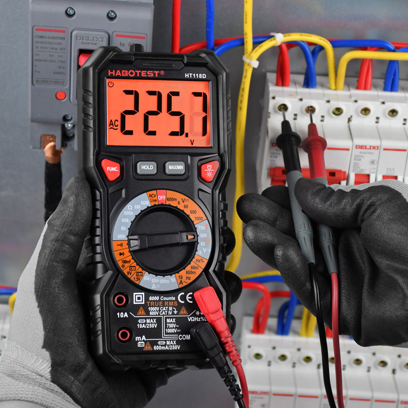 Intelligent Portable High Precision Digital Multimeter HT118D