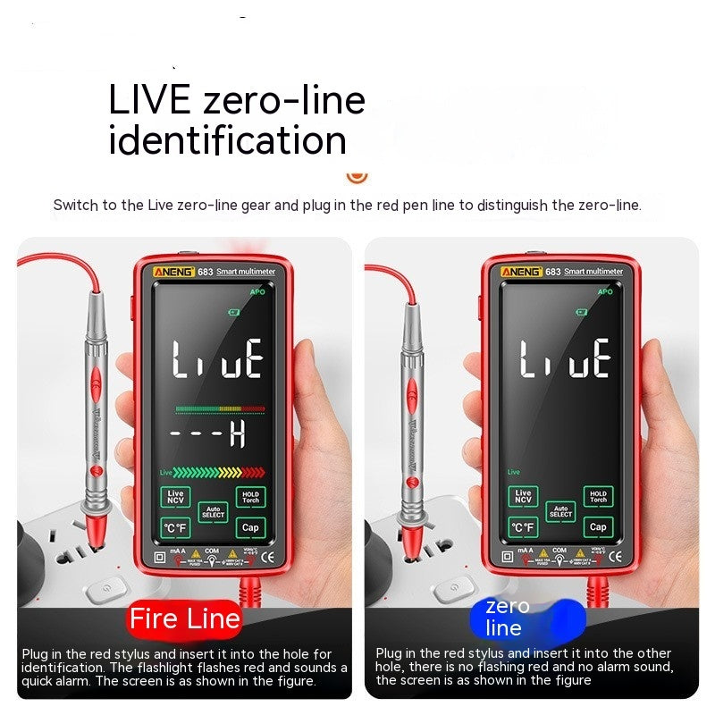 Full Screen Touch Digital High Precision Multimeter 683