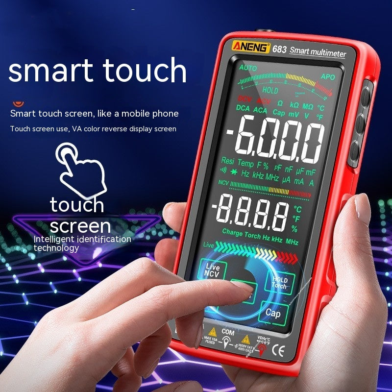 Full Screen Touch Digital High Precision Multimeter 683