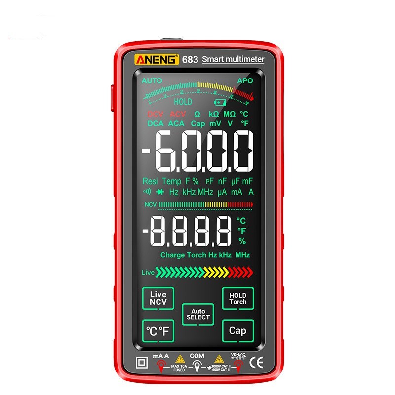 Full Screen Touch Digital High Precision Multimeter 683
