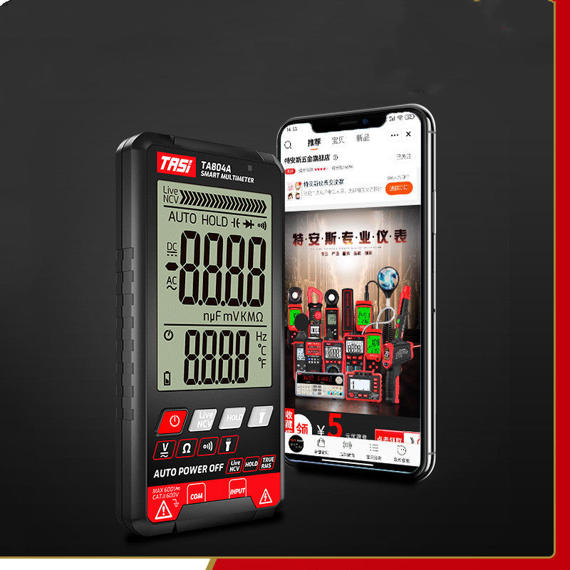 Handheld Digital Automatic Intelligent Multimeter TA804B