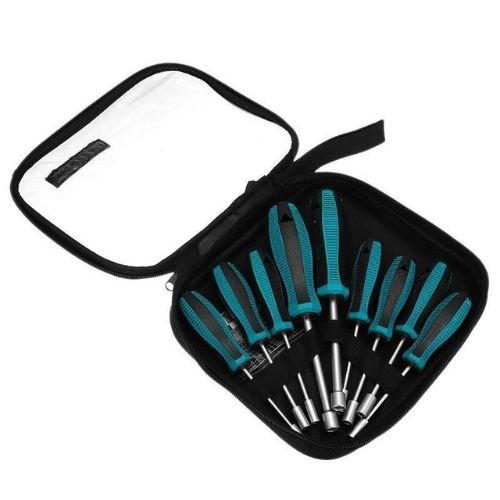 9-Piece Socket Screwdriver Set with Case