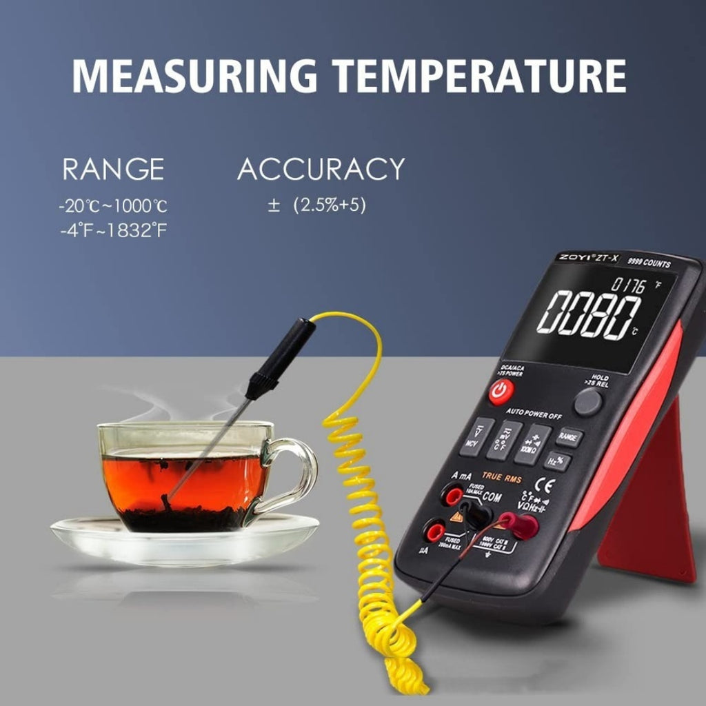High Precision Automatic Multimeter Multi Function Temperature Measurement