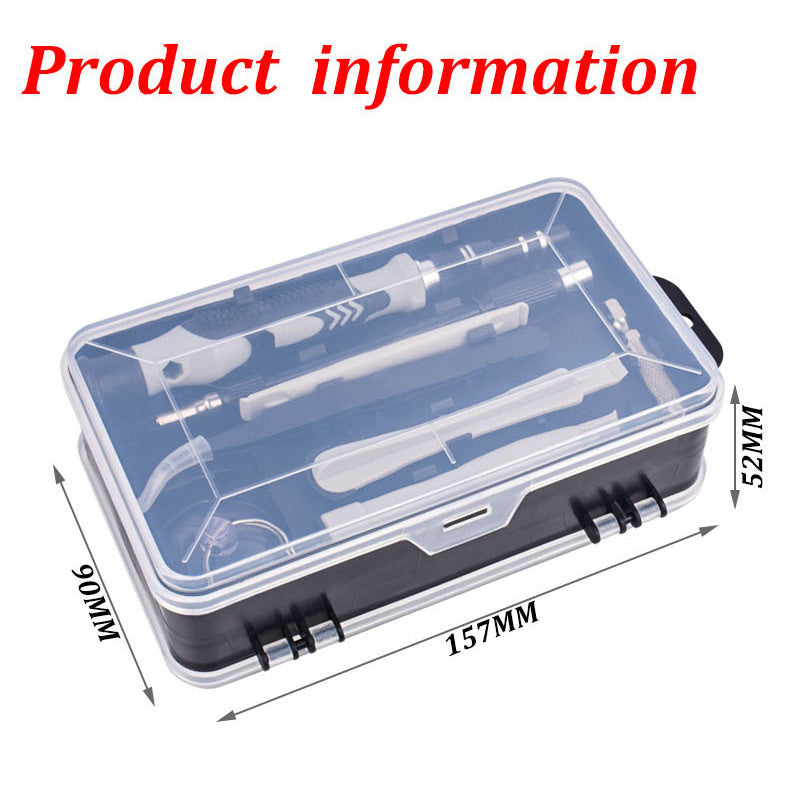 Screwdriver Set Chrome Vanadium Steel Glasses Clock