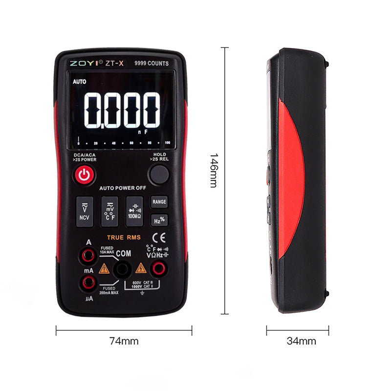 High Precision Automatic Multimeter Multi Function Temperature Measurement