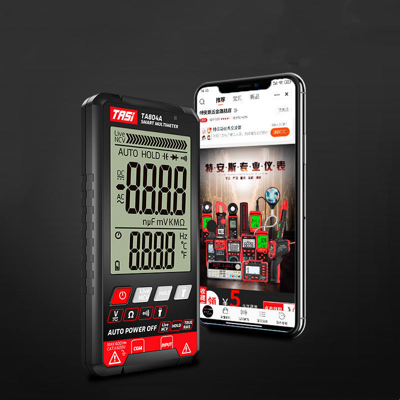 Handheld Digital Automatic Intelligent Multimeter TA804B