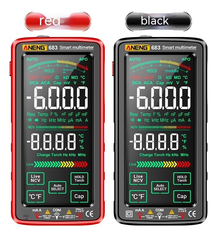 Full Screen Touch Digital High Precision Multimeter 683