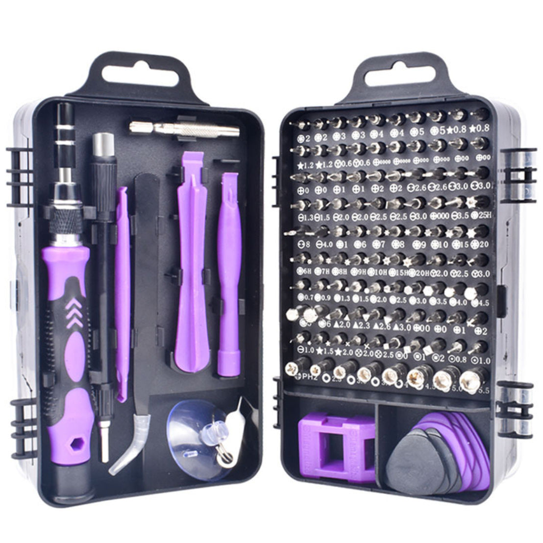 Screwdriver Set Chrome Vanadium Steel Glasses Clock