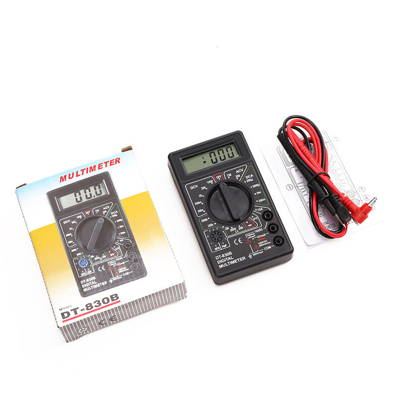 "DT830B Digital Handheld Mini Multimeter 600V"